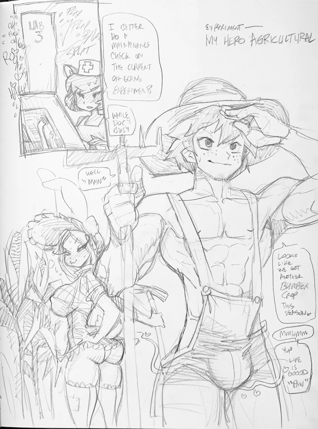Izuku Midoriya x Rumi Usagiyama Goof Of porn comic picture 1