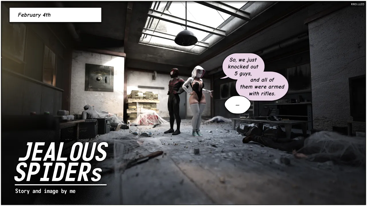 Jealous Spider porn comic picture 3