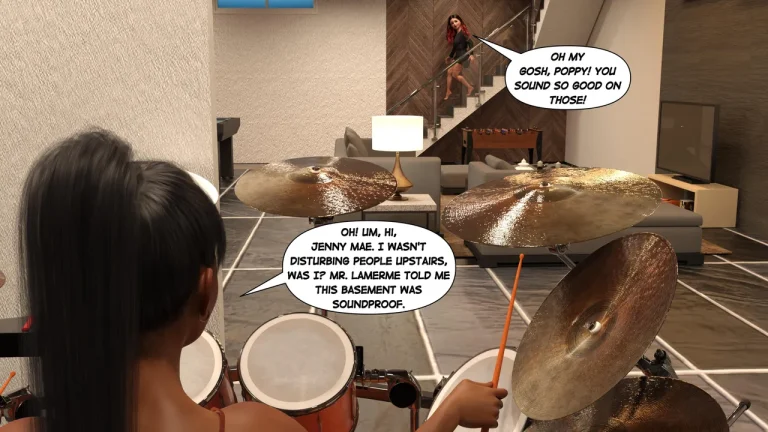 Jenny Mae Does Metal! porn comic picture 10