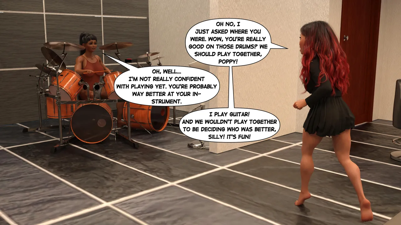 Jenny Mae Does Metal! porn comic picture 11