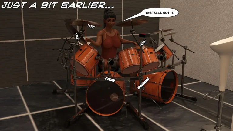 Jenny Mae Does Metal! porn comic picture 9
