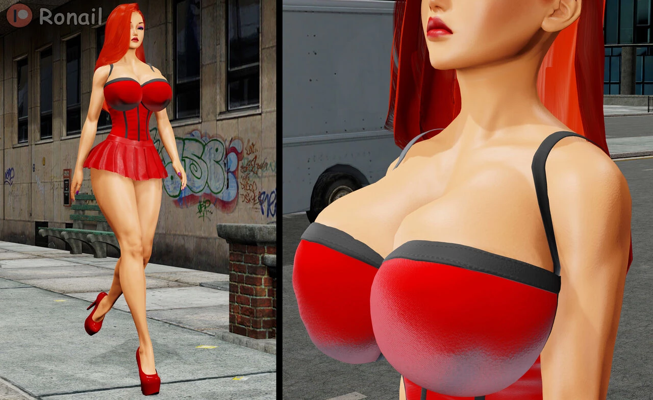 Jessica Rabbit fucks a Homeless Fan porn comic picture 1