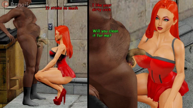 Jessica Rabbit fucks a Homeless Fan porn comic picture 15