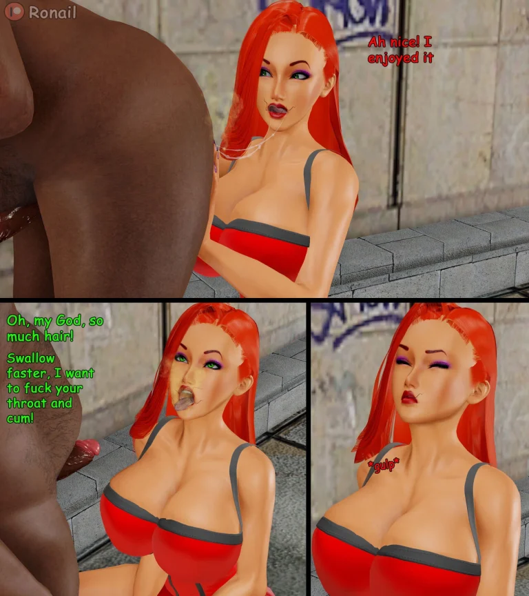 Jessica Rabbit fucks a Homeless Fan porn comic picture 34