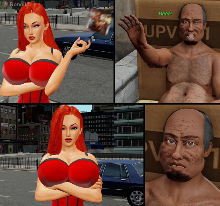 Jessica Rabbit fucks a Homeless Fan porn comic picture 8