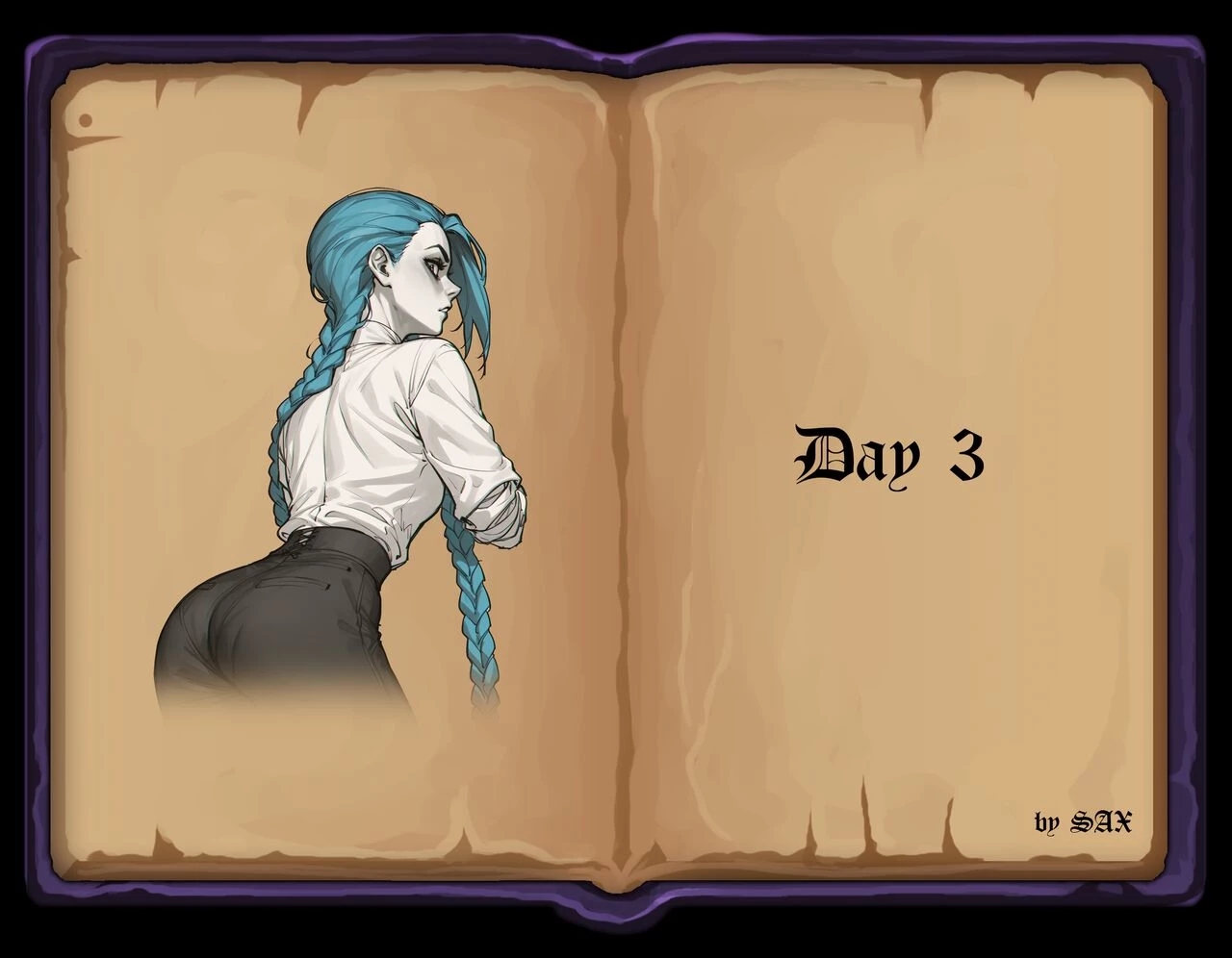 Jinx's Journey - Day 3 porn comic picture 1