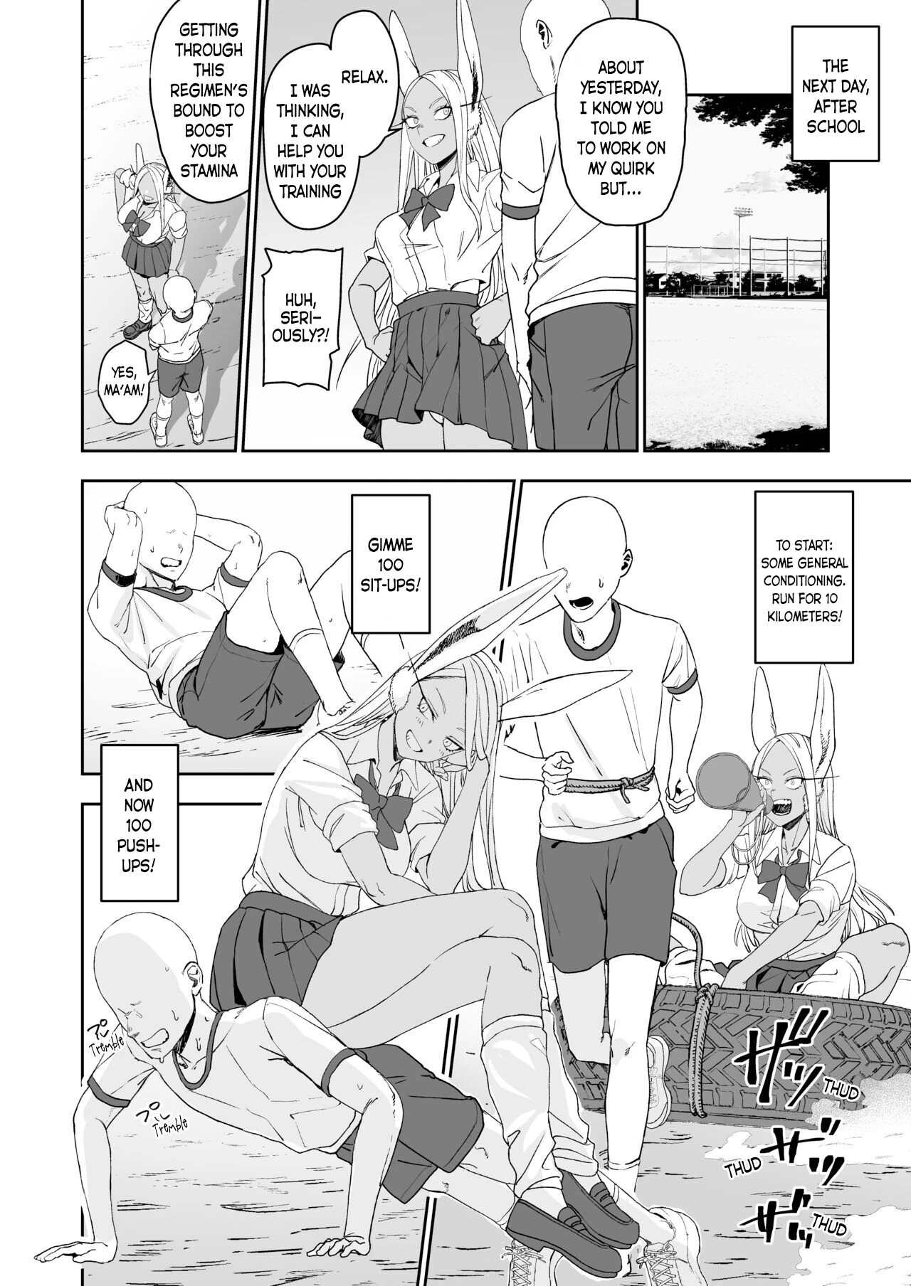 JK MIRKO's Secret Training | JK Mirko no Maruhi Training porn comic picture 12