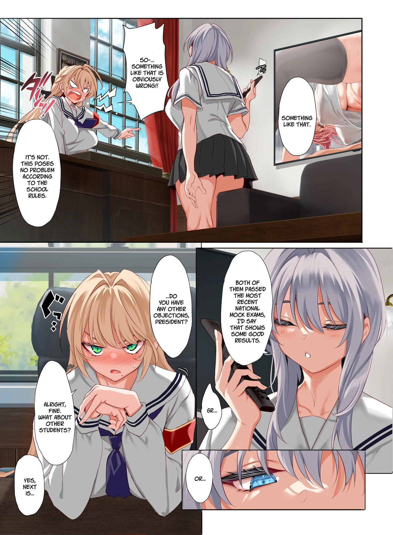 Jogakkou de Otoko Hitori na node Kousoku de Seiyoku no Hakeguchi ni Sareru Nichijou 3-Jigenme porn comic picture 11
