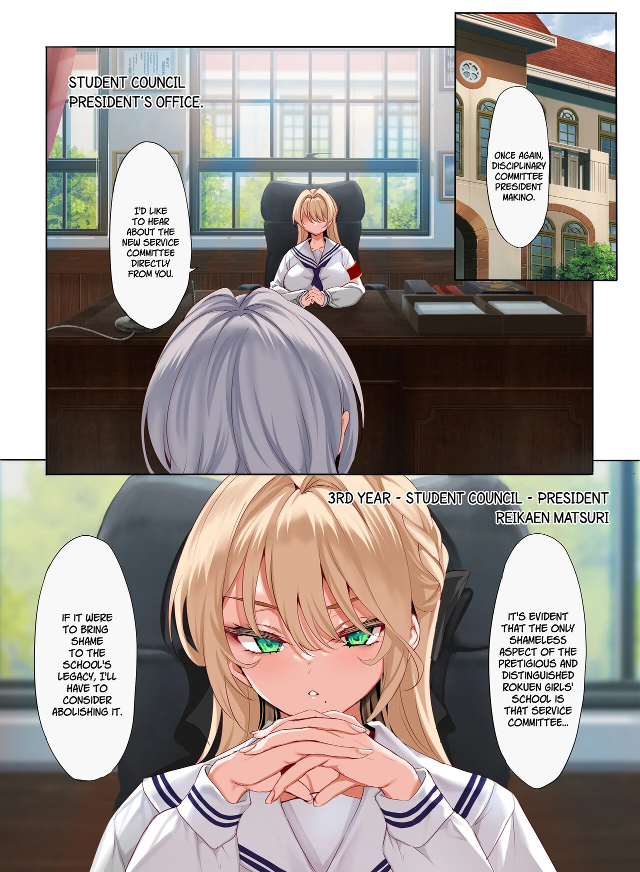 Jogakkou de Otoko Hitori na node Kousoku de Seiyoku no Hakeguchi ni Sareru Nichijou 3-Jigenme porn comic picture 4