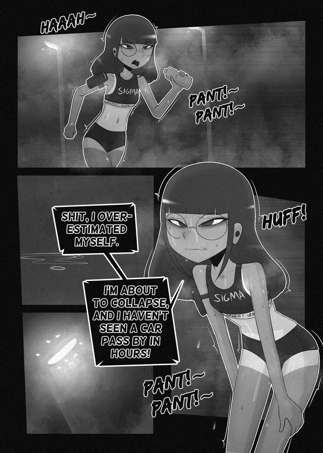 jogger gets captured by succubus in disguise porn comic picture 1