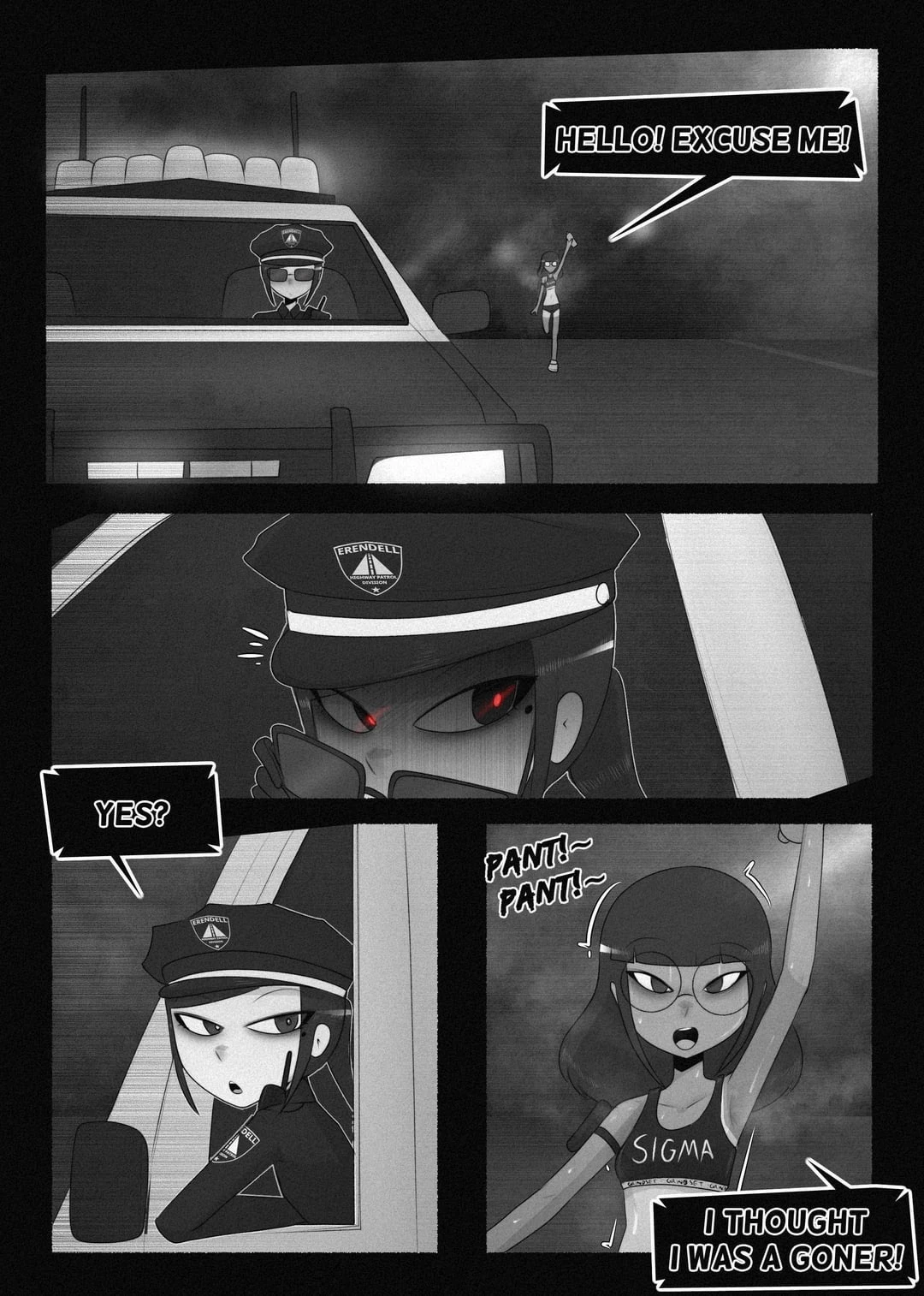 jogger gets captured by succubus in disguise porn comic picture 3