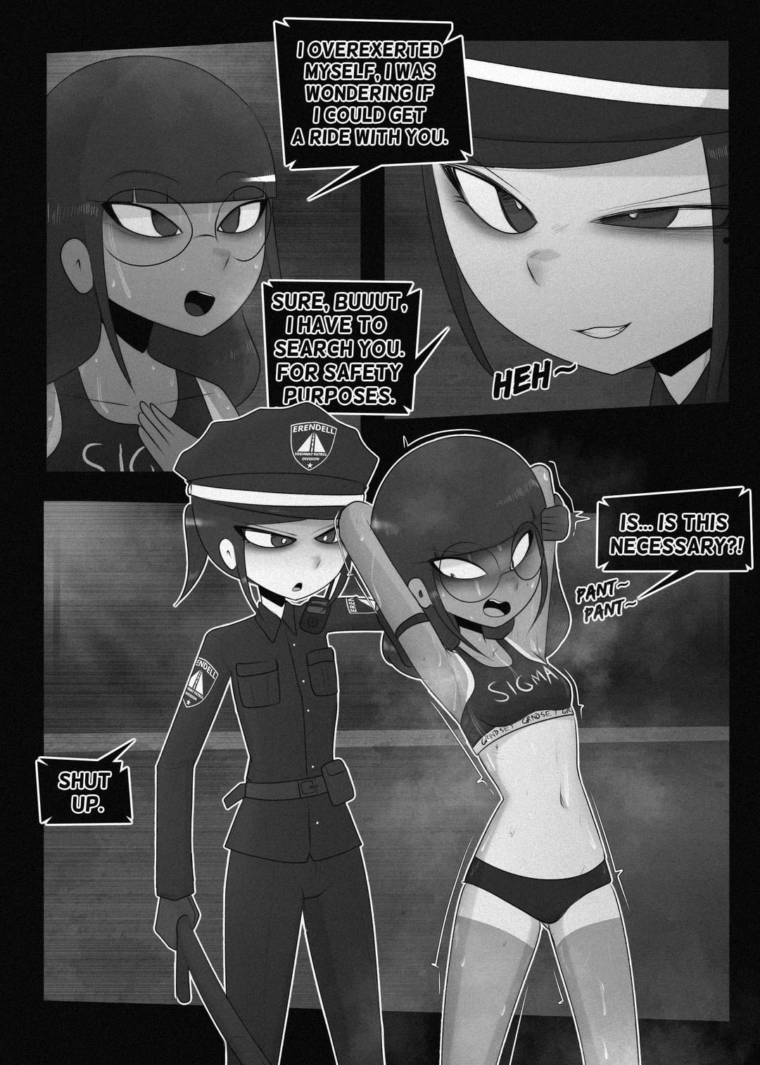jogger gets captured by succubus in disguise porn comic picture 4