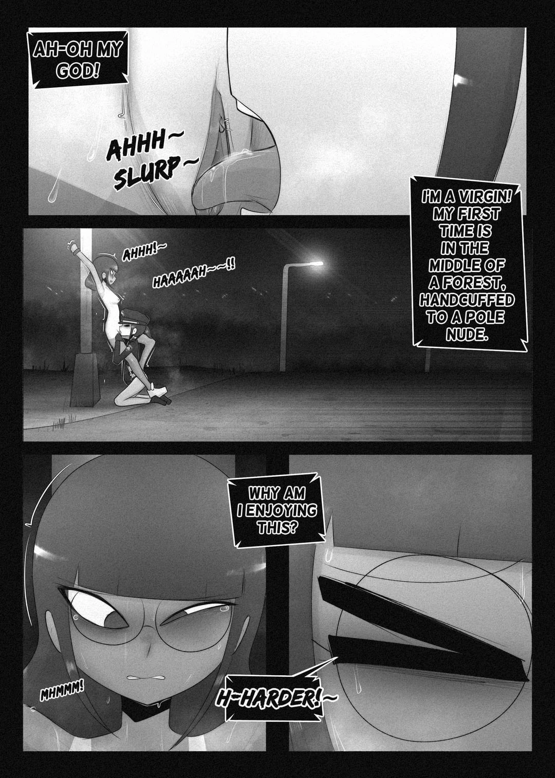 jogger gets captured by succubus in disguise porn comic picture 9