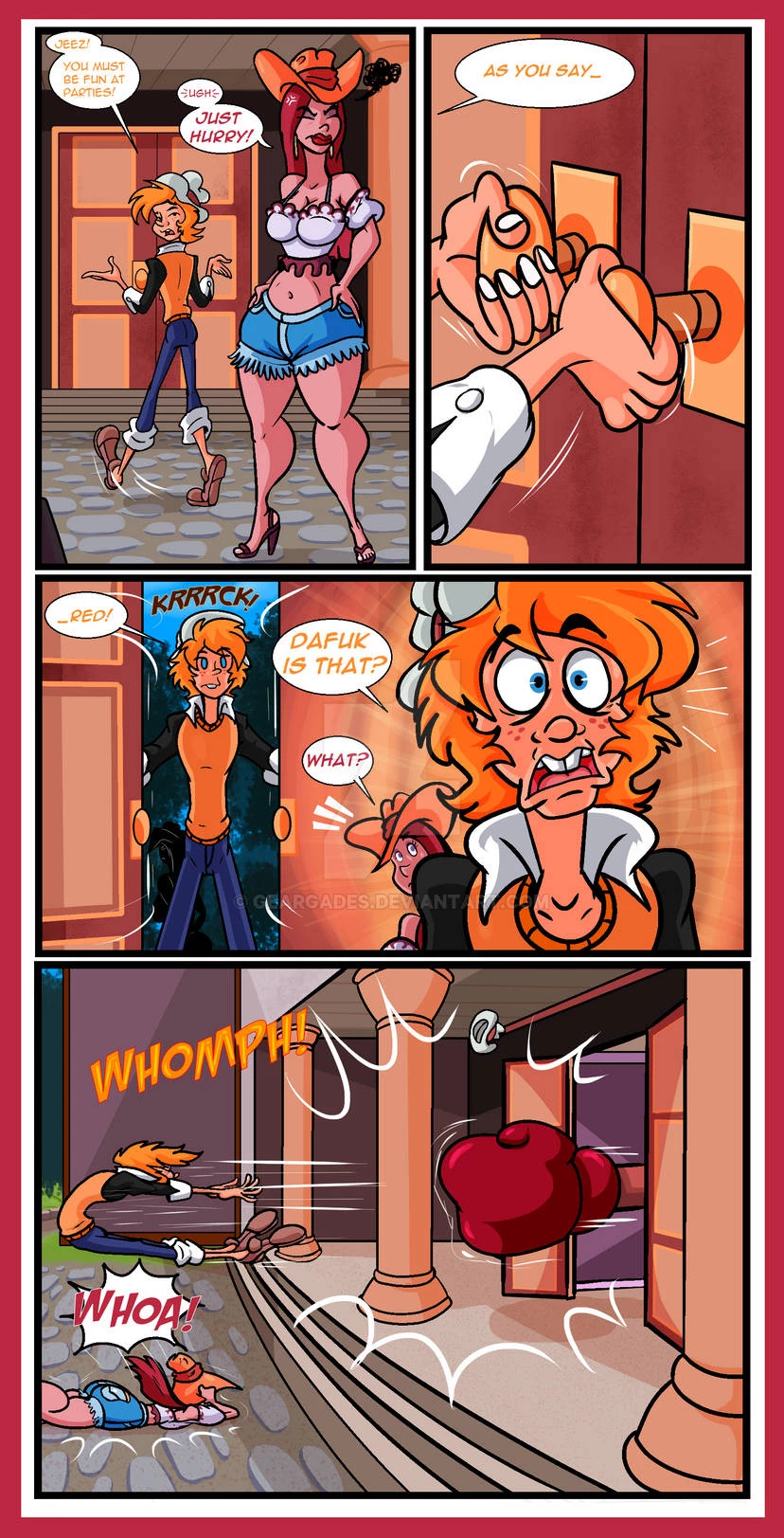 Johnny and Marshie - A House of Boobs porn comic picture 10