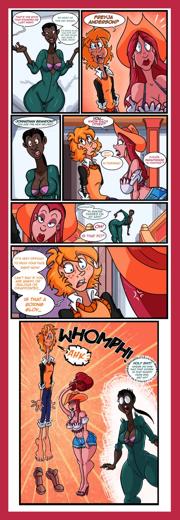 Johnny and Marshie - A House of Boobs porn comic picture 13