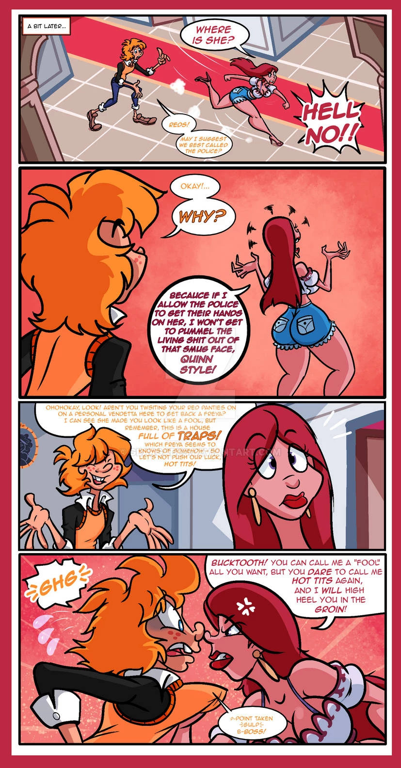 Johnny and Marshie - A House of Boobs porn comic picture 17