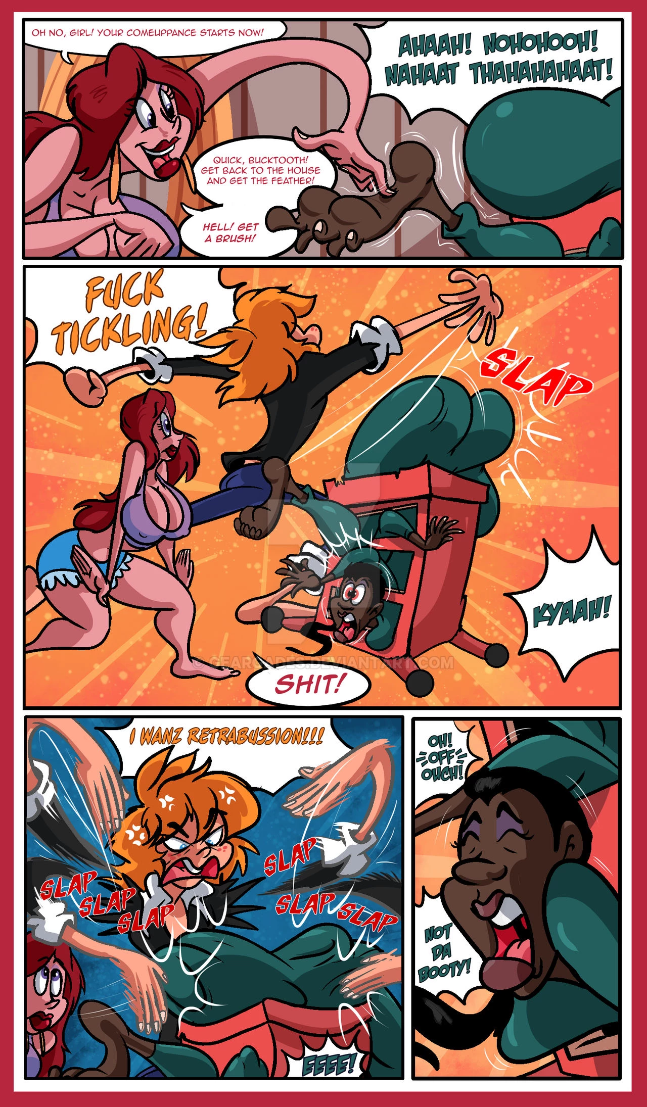 Johnny and Marshie - A House of Boobs porn comic picture 63