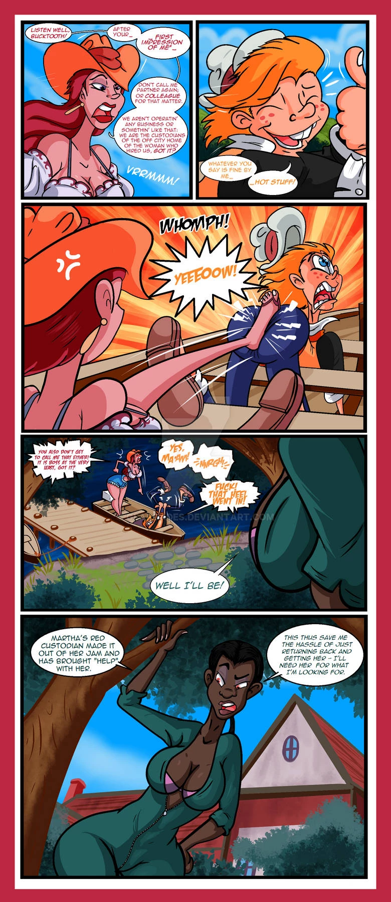 Johnny and Marshie - A House of Boobs porn comic picture 7