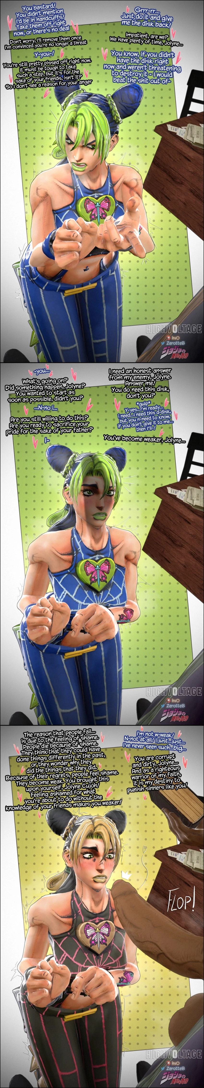 Jolyne kujo Surrender to enrico pucci porn comic picture 1