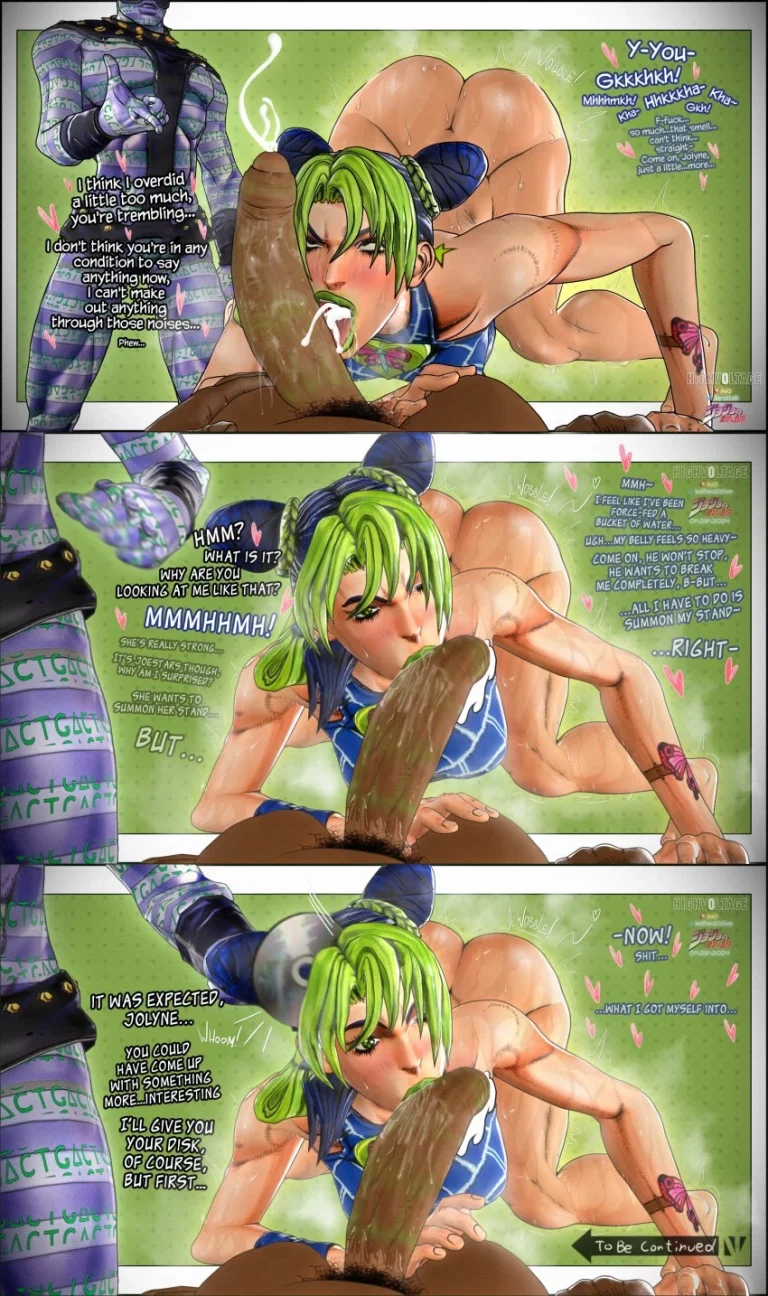 Jolyne kujo Surrender to enrico pucci porn comic picture 4