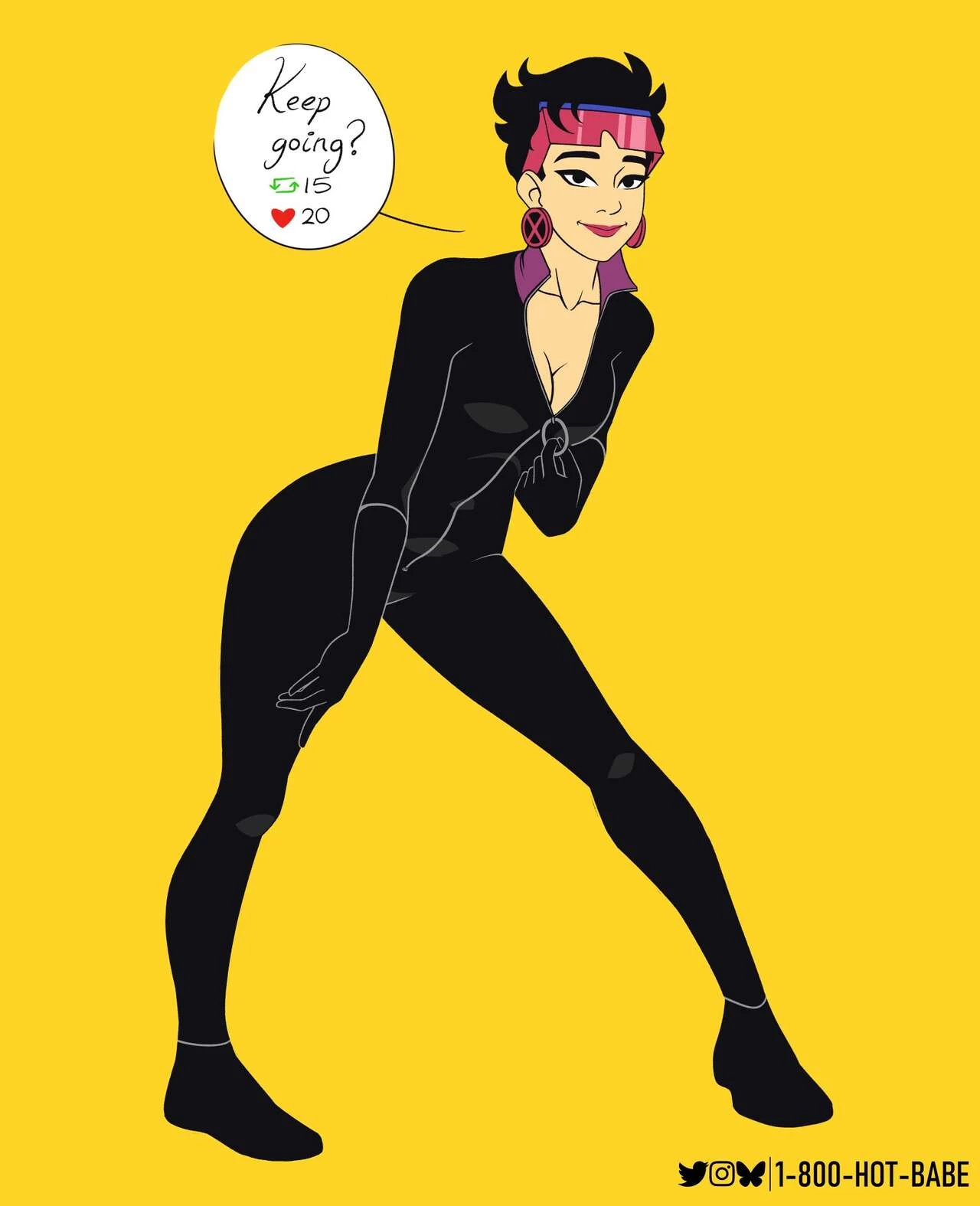 Jubilee strip game porn comic picture 2