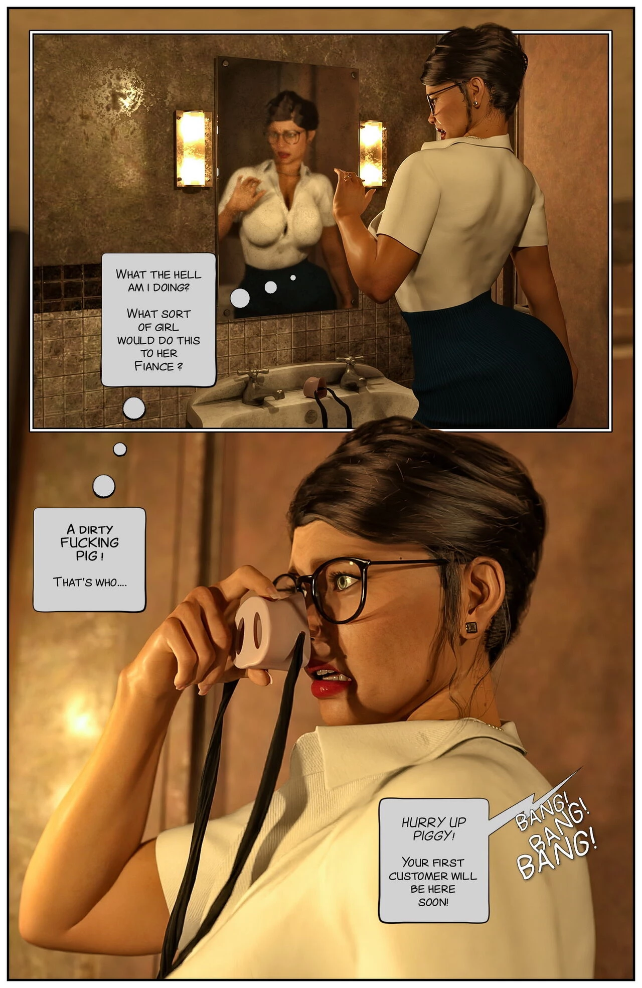 Julie the Pig porn comic picture 8