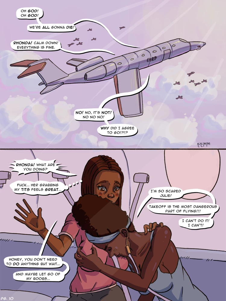 Julie's Addiction 2 porn comic picture 10
