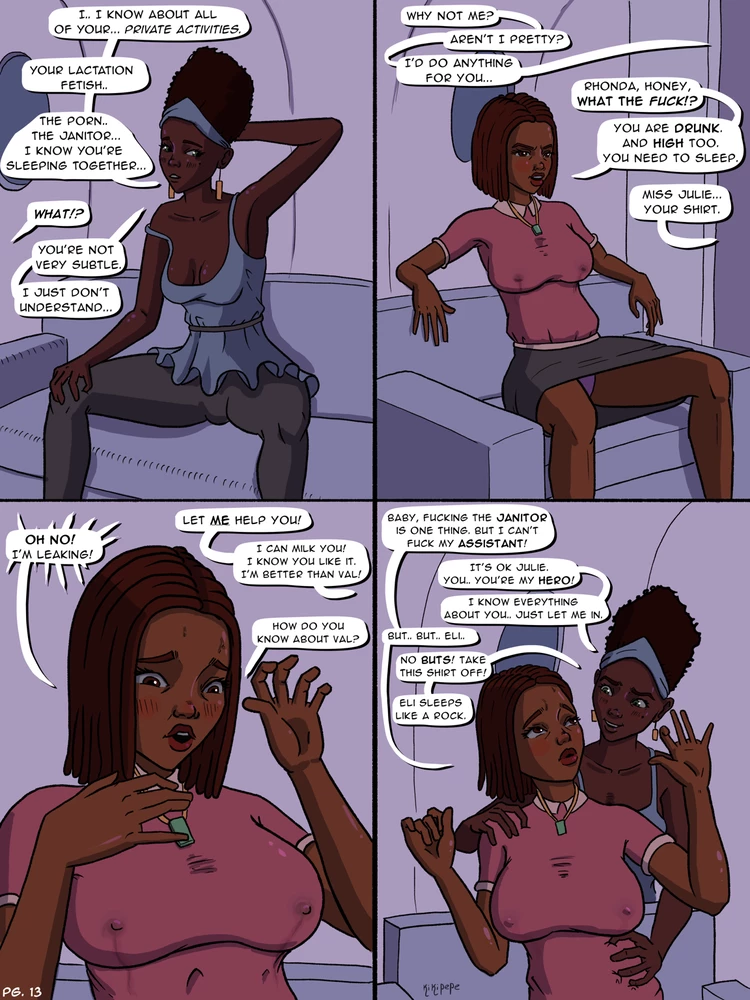 Julie's Addiction 2 porn comic picture 13