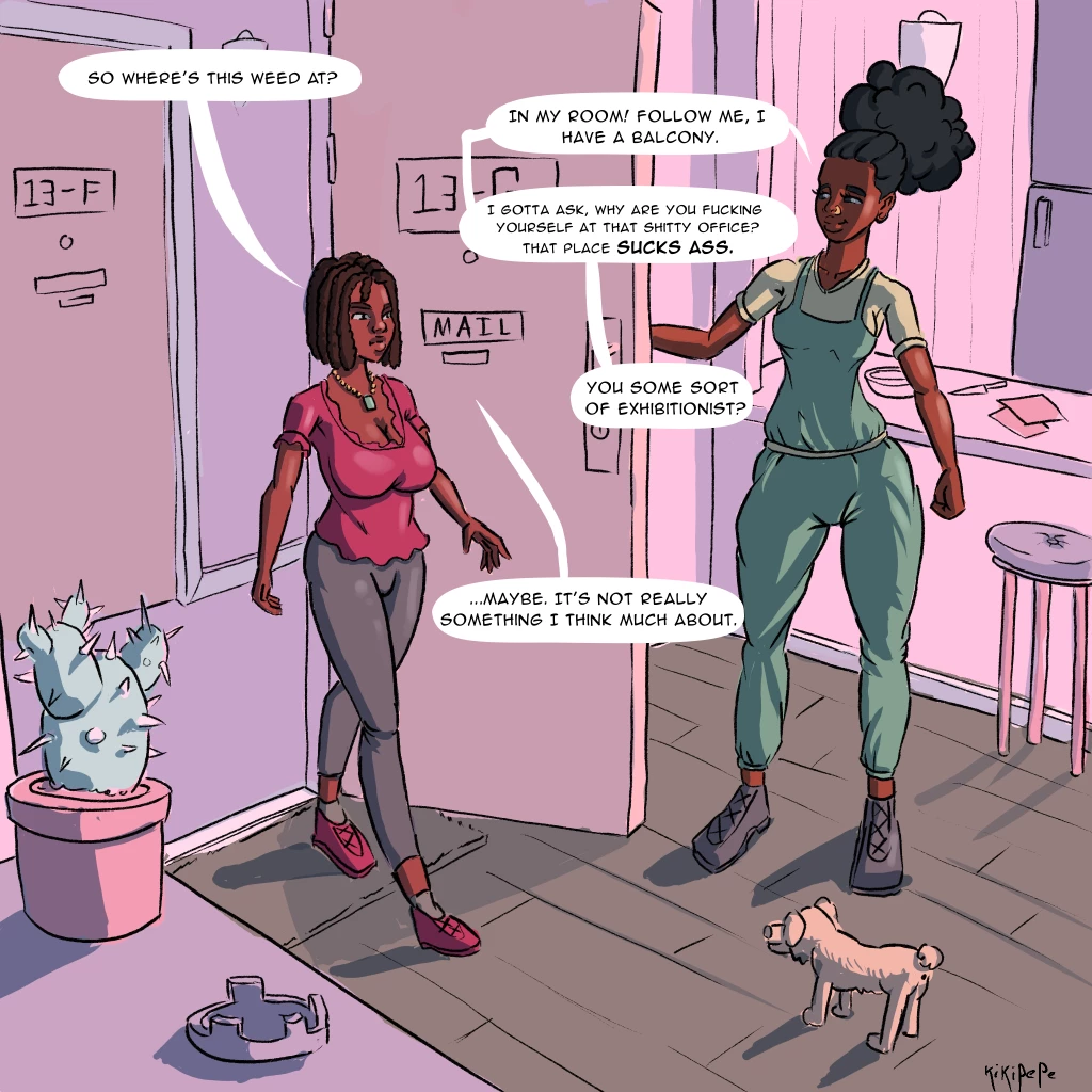 Julie's Addiction porn comic picture 13