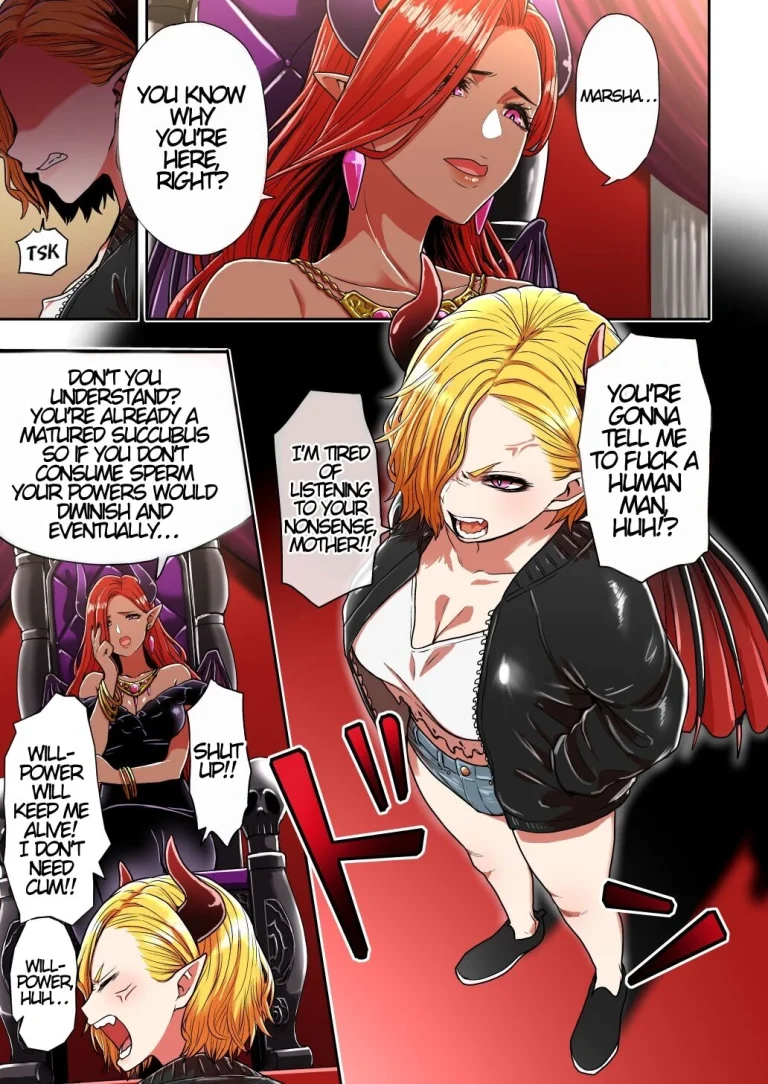 Junjou Yankee Succubus Marsha-chan ~Ningen-kai de Succubus Kenshuu porn comic picture 2