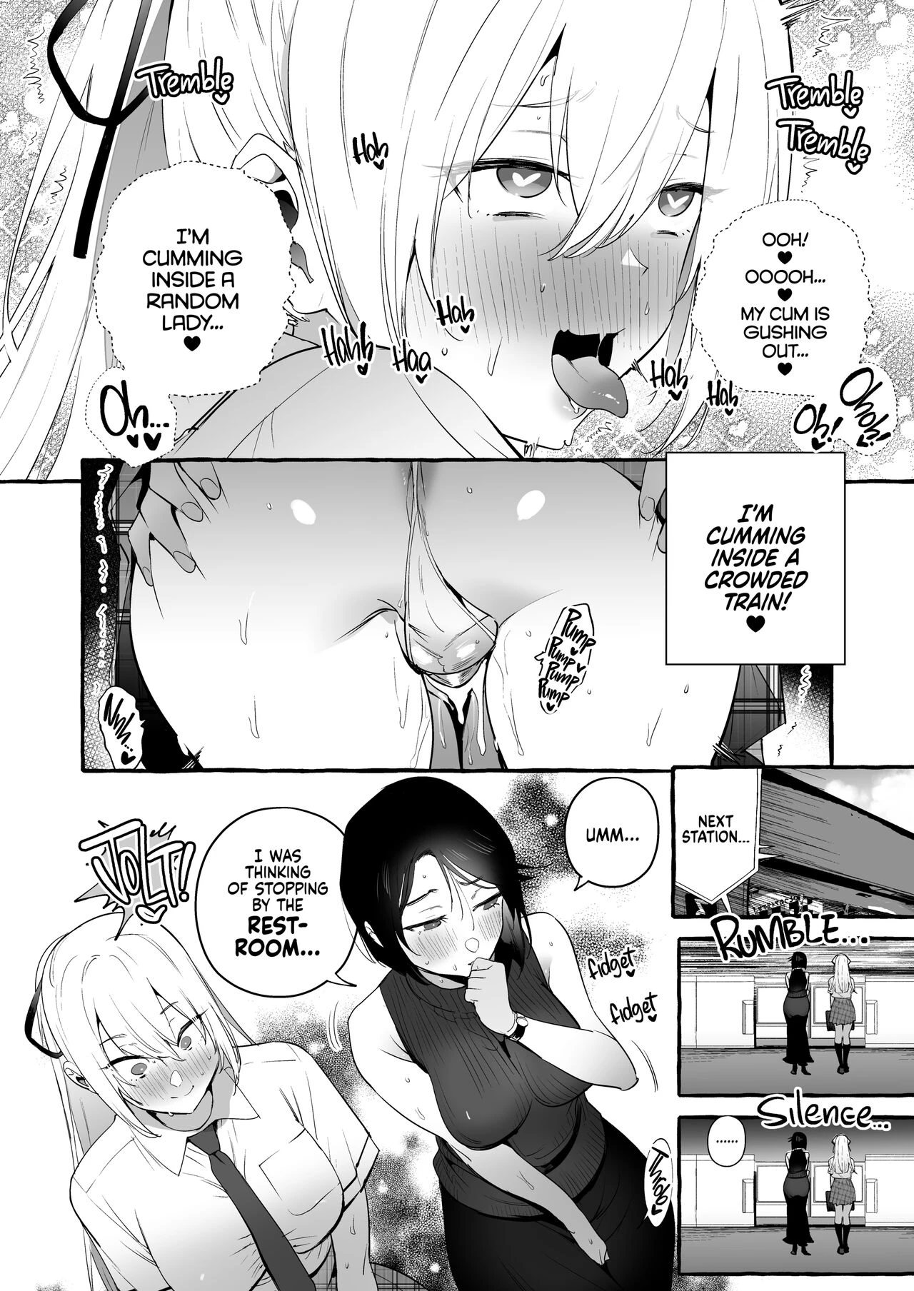 Just an Ordinary Girl With a Dick porn comic picture 11