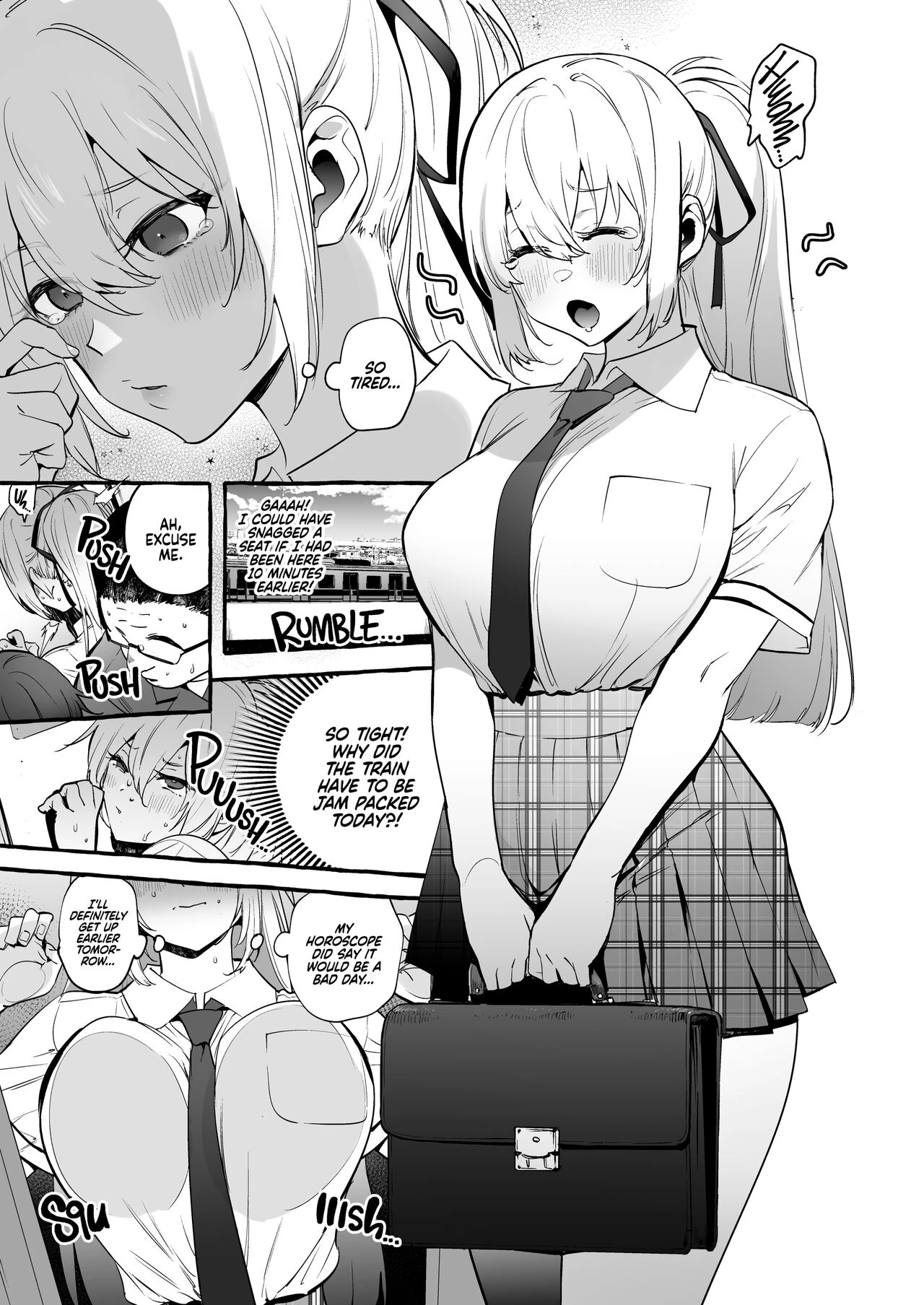 Just an Ordinary Girl With a Dick porn comic picture 2