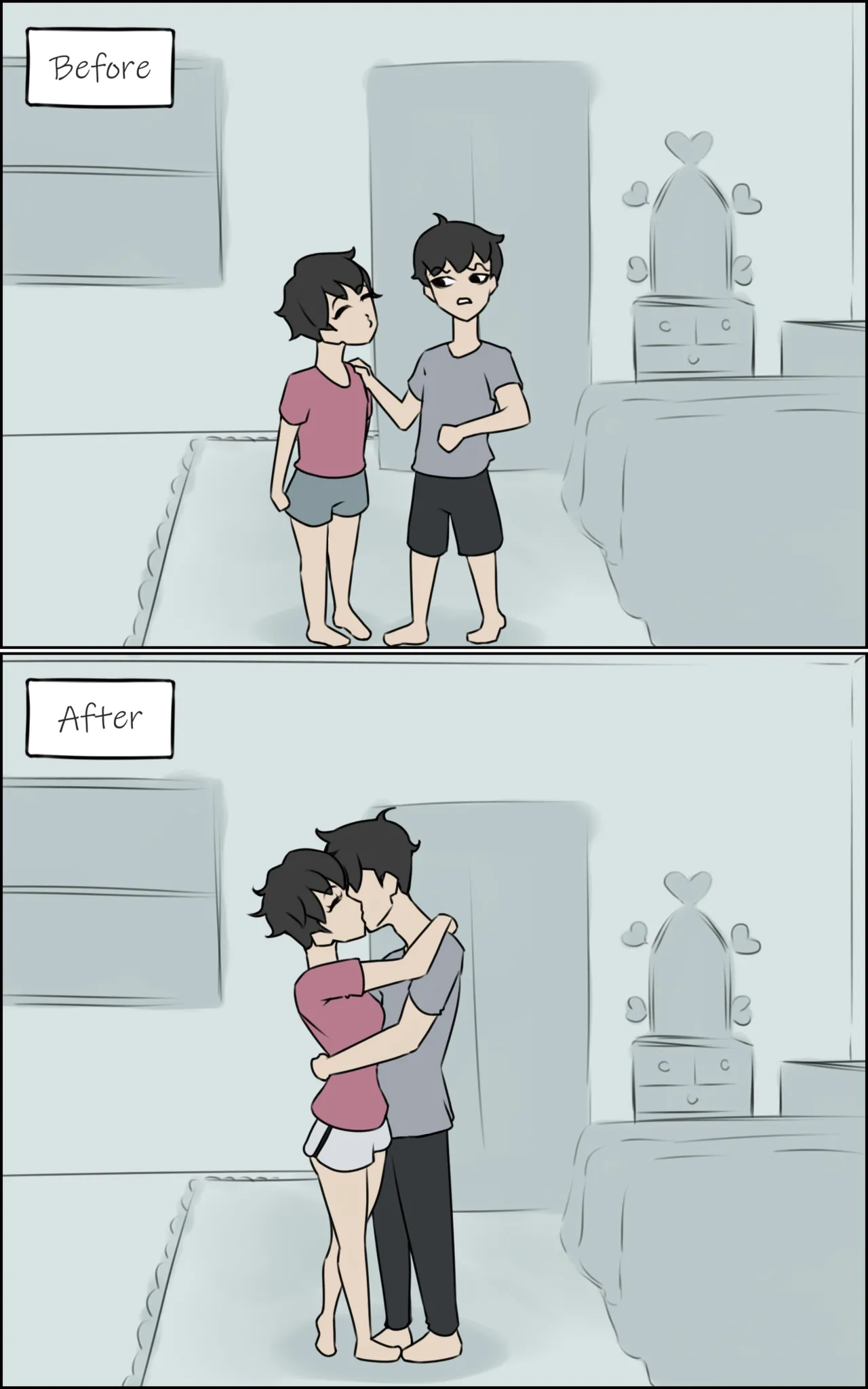 Just Me and My Sister porn comic picture 1
