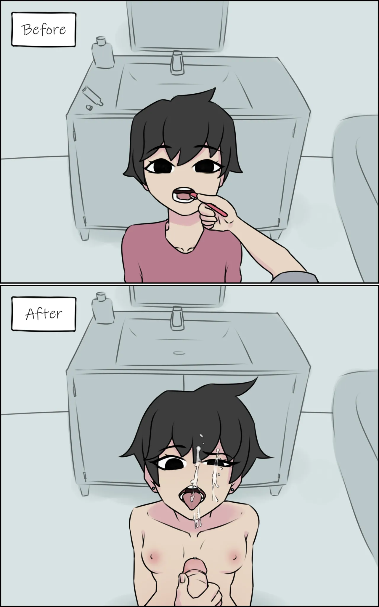 Just Me and My Sister porn comic picture 5