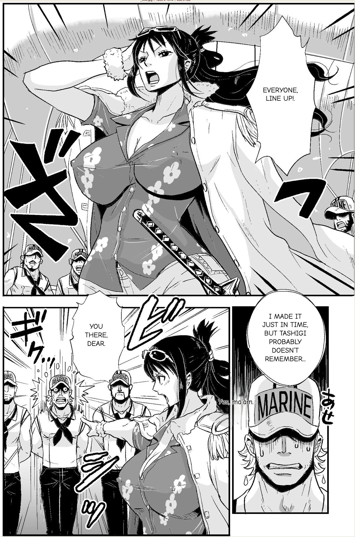Kaigun no Onna porn comic picture 37