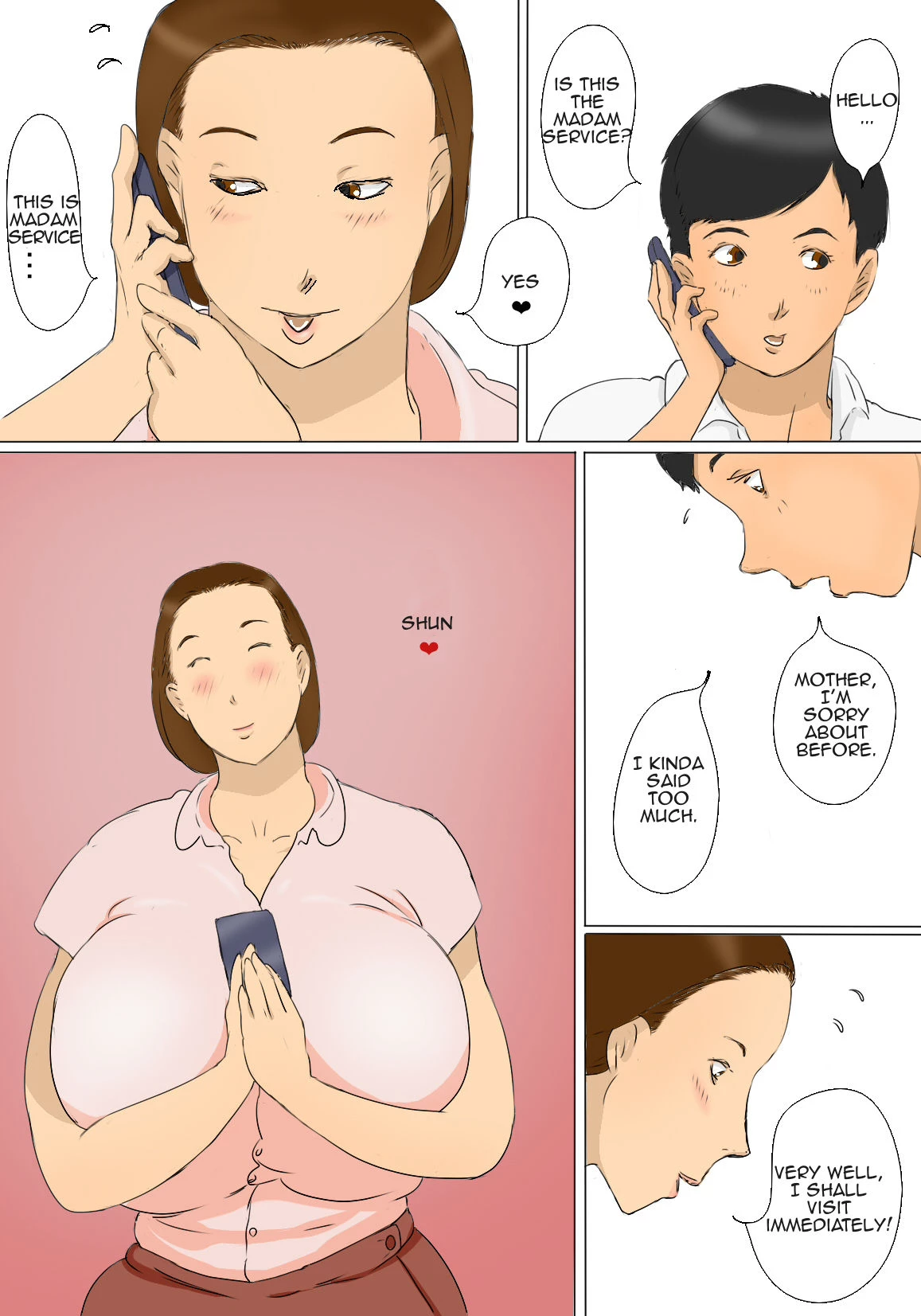 Kanako Mama no Delivery | Outcall Mother Kanako porn comic picture 7