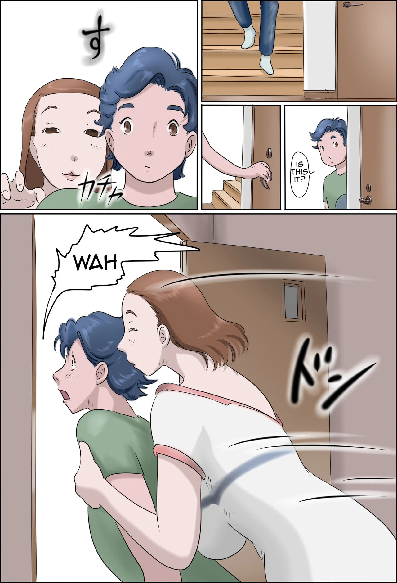 Kanojo no Hahaoya ga Guigui Sasottekuru Ken | My Girlfriend's Mother Jumps my Bones porn comic picture 19