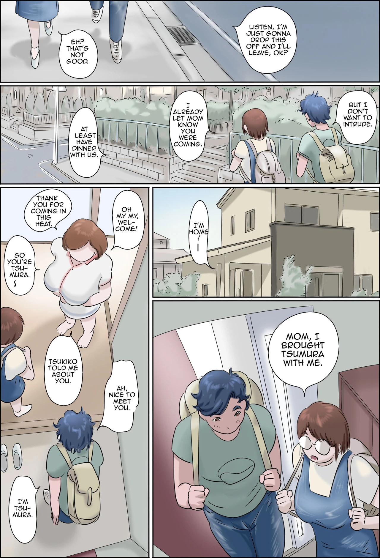 Kanojo no Hahaoya ga Guigui Sasottekuru Ken | My Girlfriend's Mother Jumps my Bones porn comic picture 2