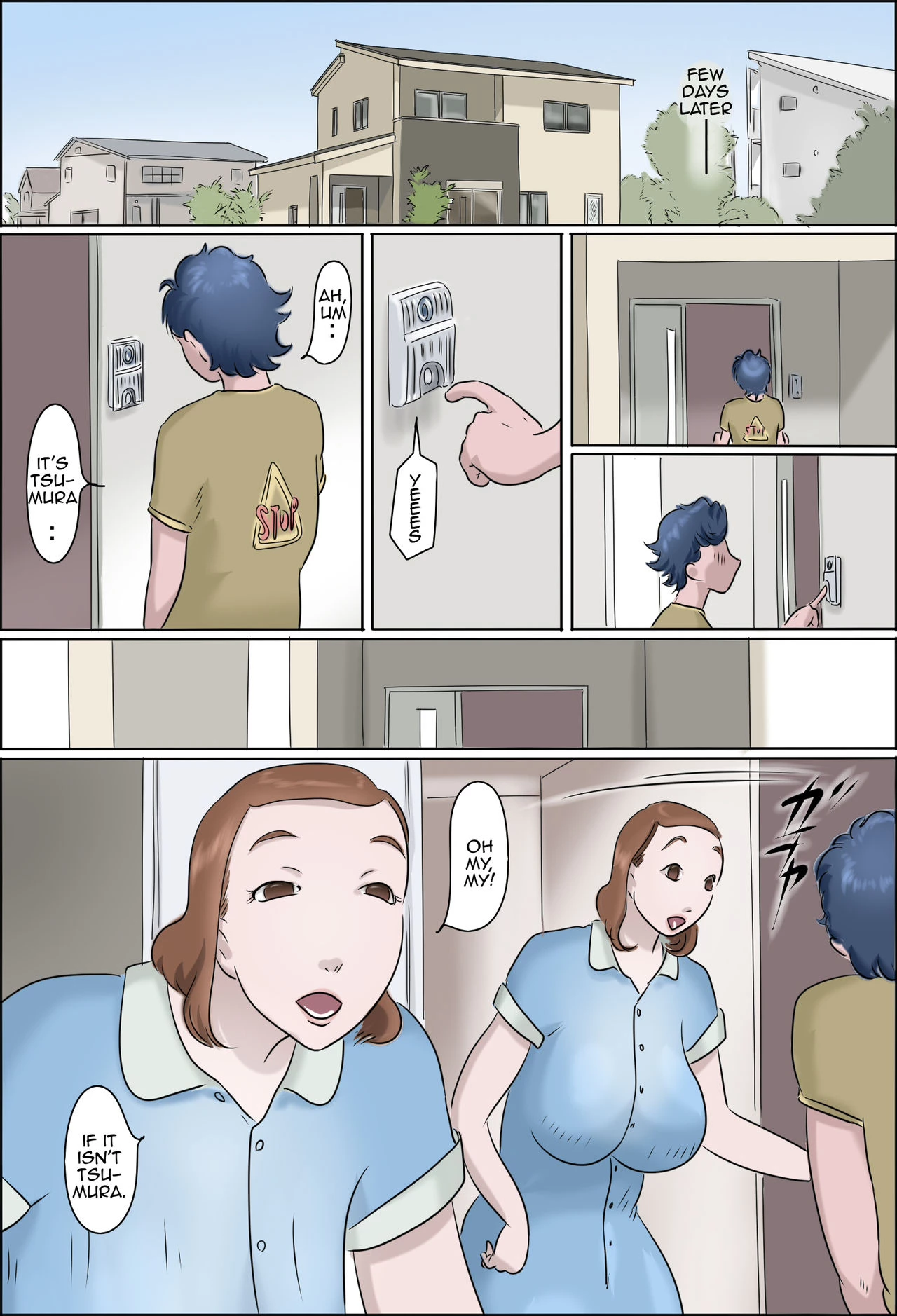 Kanojo no Hahaoya ga Guigui Sasottekuru Ken | My Girlfriend's Mother Jumps my Bones porn comic picture 39