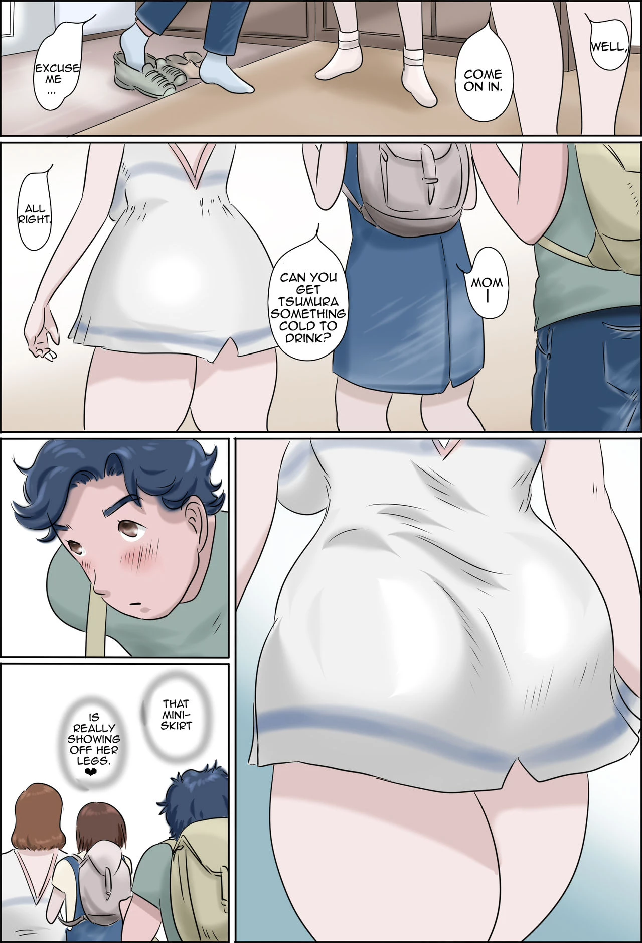 Kanojo no Hahaoya ga Guigui Sasottekuru Ken | My Girlfriend's Mother Jumps my Bones porn comic picture 4