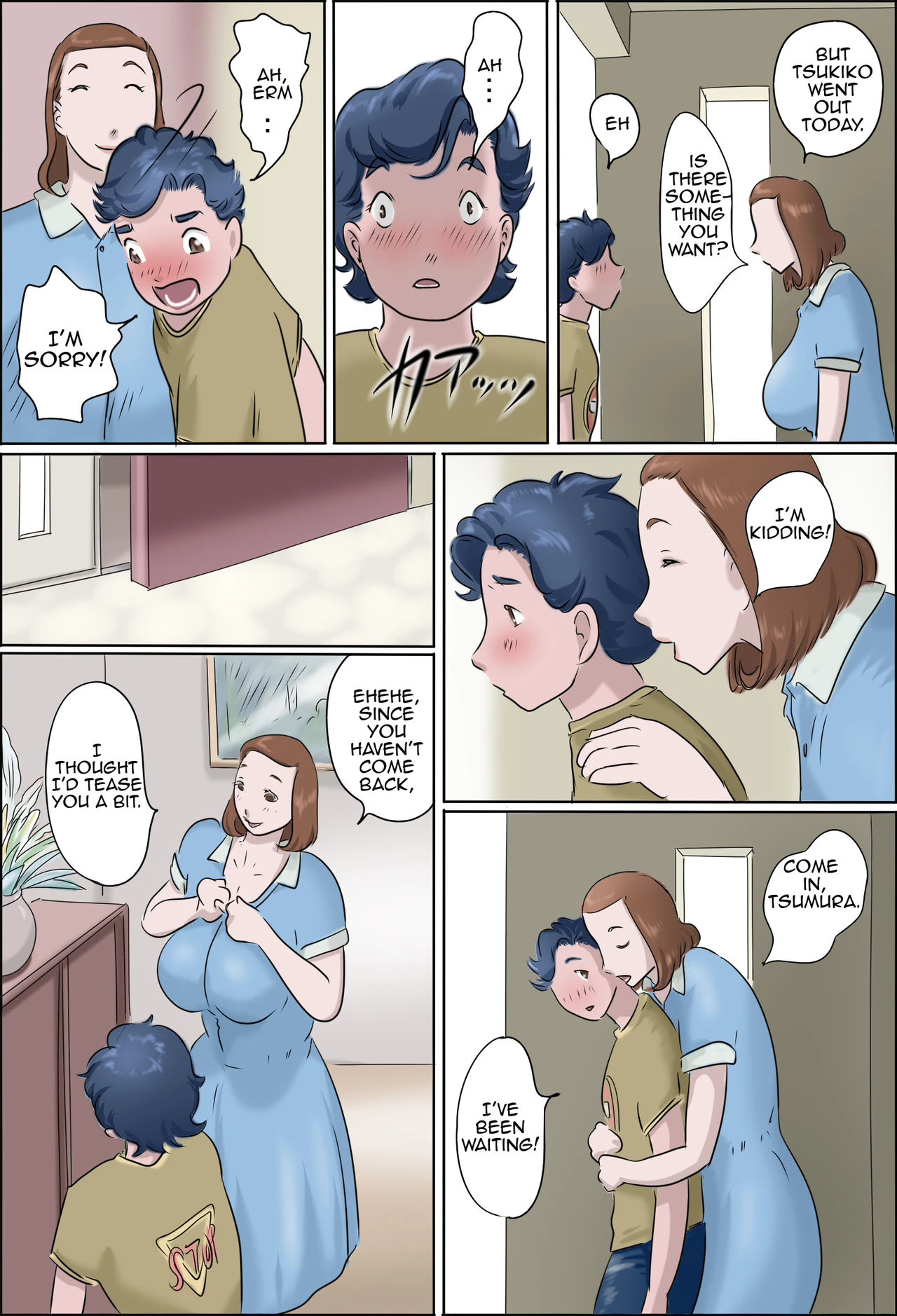 Kanojo no Hahaoya ga Guigui Sasottekuru Ken | My Girlfriend's Mother Jumps my Bones porn comic picture 40