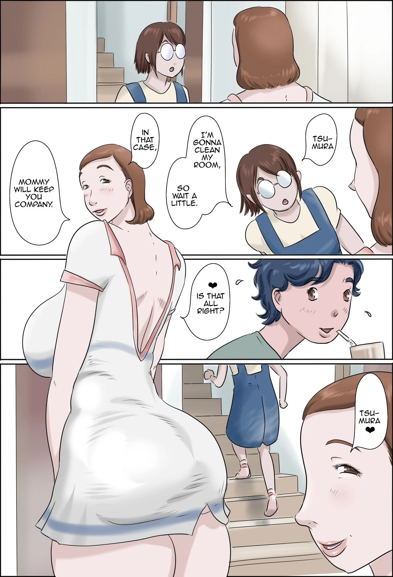 Kanojo no Hahaoya ga Guigui Sasottekuru Ken | My Girlfriend's Mother Jumps my Bones porn comic picture 5