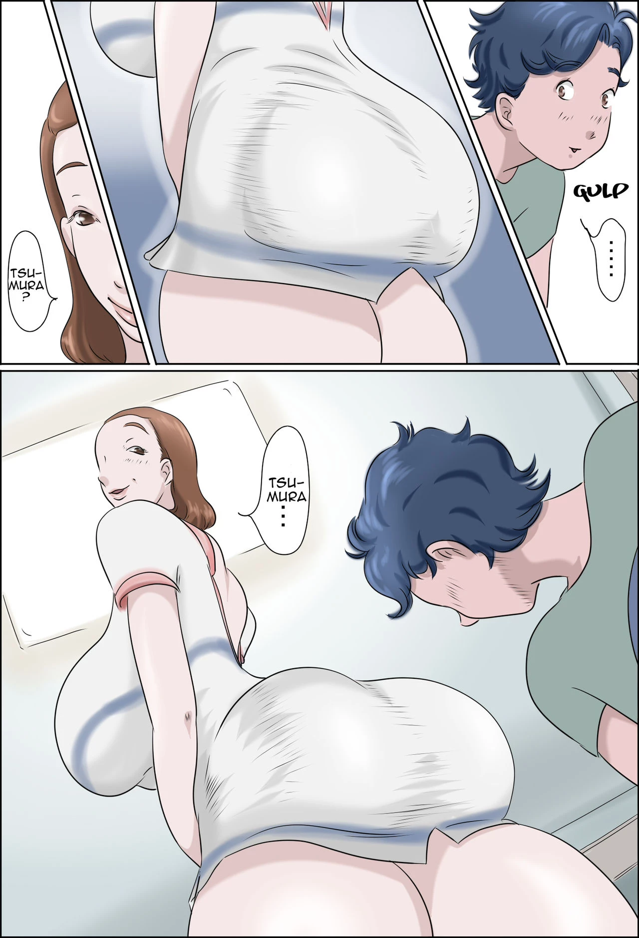 Kanojo no Hahaoya ga Guigui Sasottekuru Ken | My Girlfriend's Mother Jumps my Bones porn comic picture 6