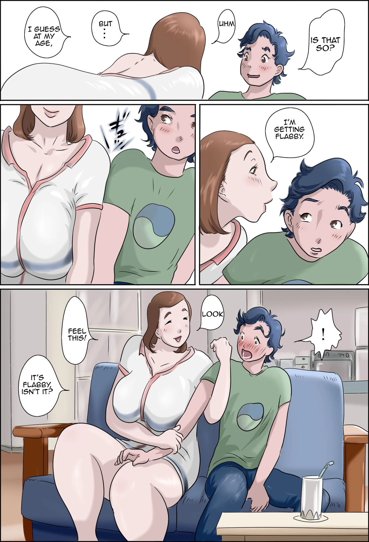 Kanojo no Hahaoya ga Guigui Sasottekuru Ken | My Girlfriend's Mother Jumps my Bones porn comic picture 9