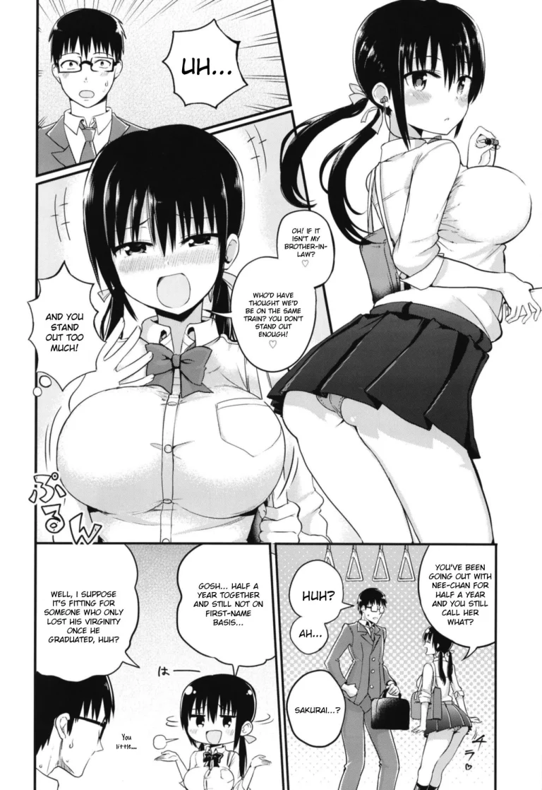 Kanojo no Imouto ga Kyonyuu MiniSkir JK de Koakuma-kei porn comic picture 3