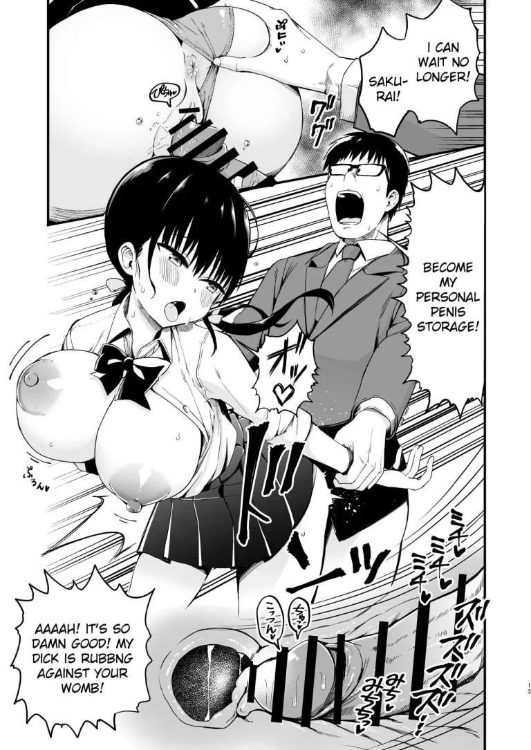 Kanojo no Imouto ga Kyonyuu Miniskirt JK de Koakuma Kei 3 porn comic picture 12