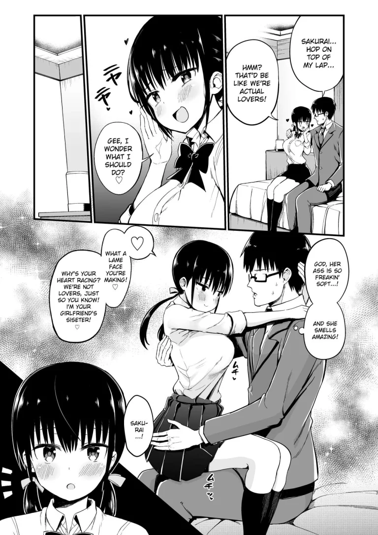 Kanojo no Imouto ga Kyonyuu Miniskirt JK de Koakuma Kei 3 porn comic picture 6