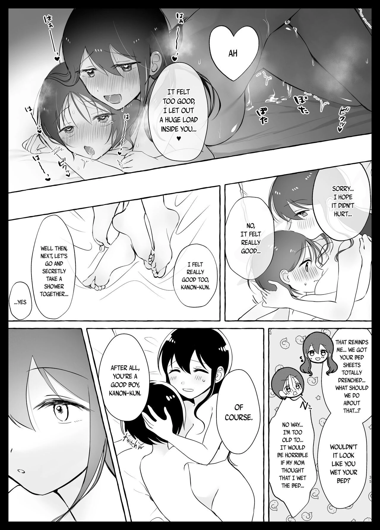 Kanon-kun wants to be a Good Boy | Iiko ni Naritai Kanon-kun porn comic picture 34