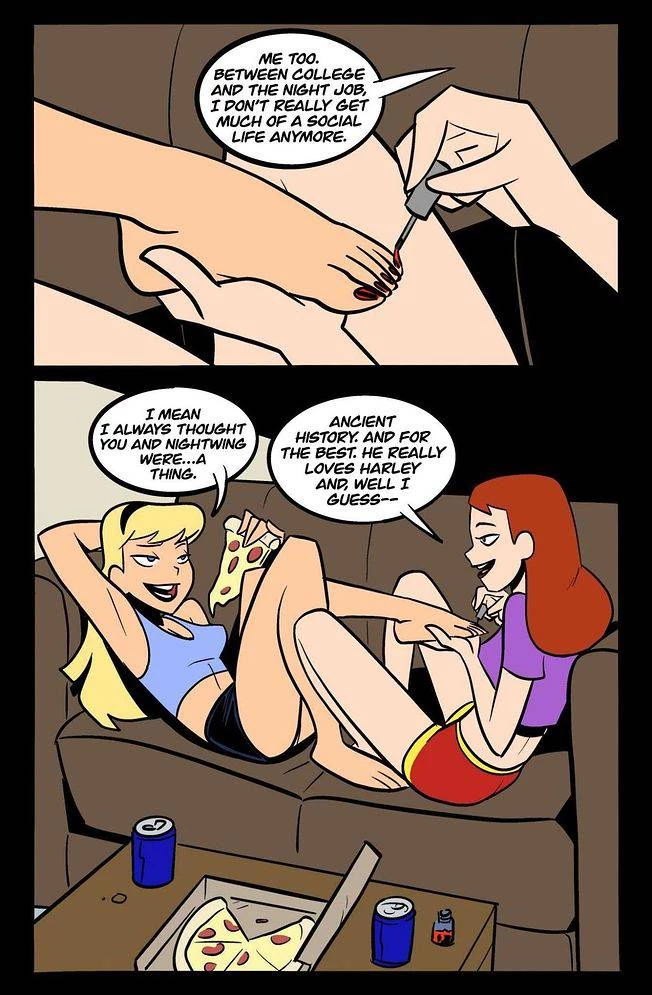 Kara and Barbara porn comic picture 2