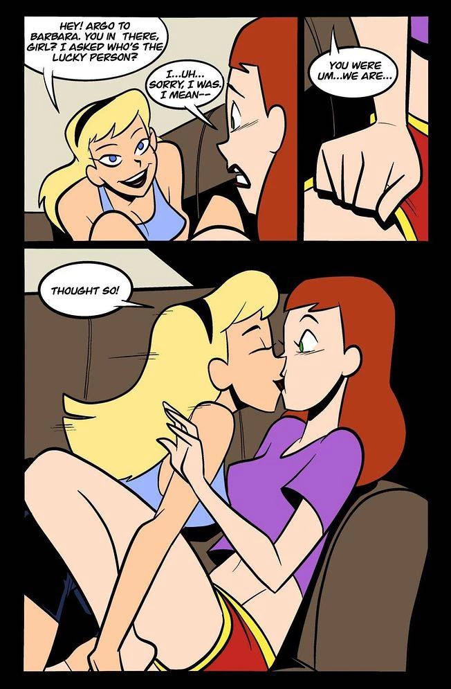 Kara and Barbara porn comic picture 4